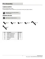 Предварительный просмотр 3 страницы HAMPTON BAY STATESVILLE FCS70357-ST Use And Care Manual