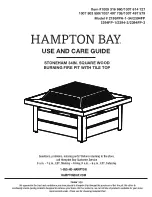 HAMPTON BAY STONEHAM 2195FPA-1-34 Use And Care Manual предпросмотр