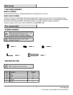 Preview for 3 page of HAMPTON BAY STONEHAM 2195FPA-1-34 Use And Care Manual