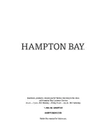 Preview for 8 page of HAMPTONBAY 1000 000 000 Use And Care Manual