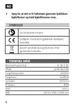 Предварительный просмотр 8 страницы Hamron 025956 Operating Instructions Manual