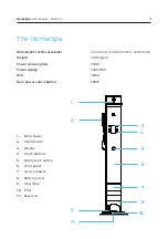 Предварительный просмотр 9 страницы Hamwells HomeSpa User Manual