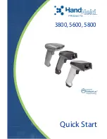 Hand Held Products 3800ESD Quick Start Manual preview