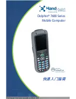 Предварительный просмотр 2 страницы Hand Held Products DOLPHIN 7600 Manual