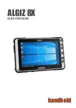 HandHeld Algiz 8X Quick Start Manual предпросмотр