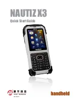 HandHeld Nautiz X3 Quick Start Manual preview