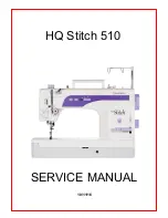 handi quilter HQ STITCH 510 Service Manual preview