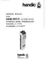 Предварительный просмотр 1 страницы Handic 65C Service Manual