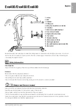 Preview for 3 page of Handicare Eva400 Instructions For Use Manual