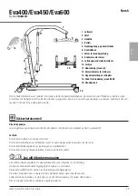 Preview for 27 page of Handicare Eva400 Instructions For Use Manual