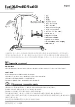 Preview for 111 page of Handicare Eva400 Instructions For Use Manual