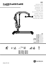 Handicare Eva400 User Manual preview