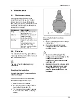 Preview for 23 page of Handicare IBIS XP User Manual