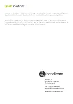 Preview for 12 page of Handicare Towel rail L LI2637.002 Series Manual