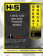 H&S 1226 Operator'S Manual preview