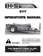 H&S 2117 Operator'S Manual preview
