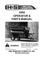 H&S 2958 Operator'S & Parts Manual preview