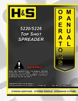 H&S 5220 Operation Manual preview