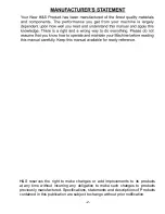 Предварительный просмотр 4 страницы H&S 9117 Operator'S Manual
