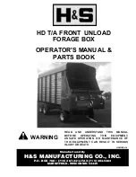 H&S HD Operator'S Manual / Parts Book preview