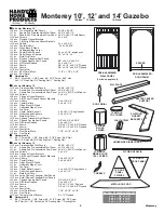 Preview for 2 page of Handy Home Products Monterey Instructions Manual