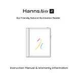 Предварительный просмотр 2 страницы HANNspree Hanns Note 2 Manual