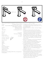 Предварительный просмотр 4 страницы Hans Grohe AXOR Citterio E 36110 0 Series Assembly Instructions Manual