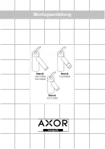Hans Grohe Axor Starck 10010 Series Assembly Instructions Manual preview