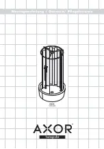 Preview for 1 page of Hans Grohe AXOR Starck 10945 Series Manual