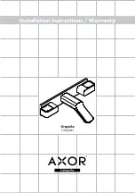 Hans Grohe AXOR Urquiola 11043 1 Series Installation Instructions / Warranty preview