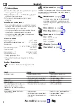 Предварительный просмотр 4 страницы Hans Grohe Finoris 76620 Series Assembly Instructions Manual