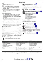 Preview for 2 page of Hans Grohe Focus M41 280 1jet Series Instructions For Use/Assembly Instructions