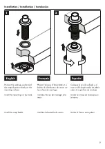 Preview for 9 page of Hans Grohe Lacuna 04749 Series Installation/User Instructions/Warranty