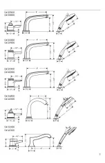 Preview for 3 page of Hans Grohe Metris S 04135 0 Series Installation/User Instructions/Warranty