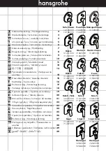 Preview for 2 page of Hans Grohe PuraVida 15445 Series Instructions For Use Manual