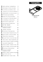 Preview for 1 page of Hans Grohe Raindance Rainfall 28433000 Instructions For Use/Assembly Instructions