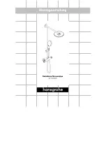 Hans Grohe Raindance Showerpipe Assembly Instructions Manual preview