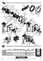 Preview for 72 page of Hans Grohe ShowerSelect 15738400 Instructions For Use/Assembly Instructions