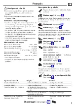 Preview for 3 page of Hans Grohe Talis M51 200 2jet 72813 Series Instructions For Use/Assembly Instructions