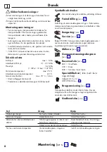 Preview for 8 page of Hans Grohe Talis M51 200 2jet 72813 Series Instructions For Use/Assembly Instructions