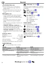 Preview for 2 page of Hans Grohe Talis M54 U 220 1jet 72806 Series Instructions For Use Manual