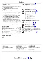 Preview for 4 page of Hans Grohe Talis M54 U 220 1jet 72806 Series Instructions For Use Manual