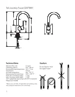 Preview for 2 page of Hans Grohe Talis S Single-Hole Lavatory Mixer with High Swing Spout... Installation Instructions Manual