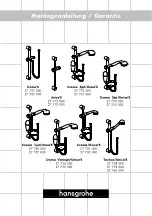 Предварительный просмотр 1 страницы Hans Grohe Unica'S 27 727 000 Manual