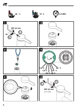 Preview for 6 page of Hans Grohe Zesis M33 150 2jet 74800 Series Instructions For Use/Assembly Instructions