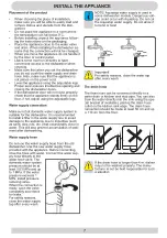 Предварительный просмотр 7 страницы Hansa ZWM 628IEH Operating Instructions Manual