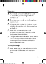 Предварительный просмотр 21 страницы Hansaton RCV1 Instructions For Use Manual