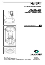 Hanskamp MultiFill 003-561-005 Installation And Operating Instructions Manual preview