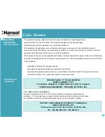 Предварительный просмотр 2 страницы Hansol 730E User Manual