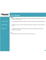 Предварительный просмотр 3 страницы Hansol 730E User Manual